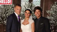 Jamie Vardy avec Louis Tomlinson lors de son mariage