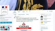Le compte Twitter de la préfecture du 77.