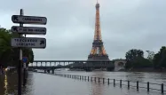 La Seine en crue à Paris