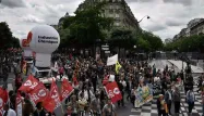 Une manifestation contre la loi Travail.