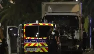 Le camion utilisé lors de l'attentat de jeudi à Nice.