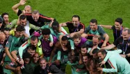 Le bonheur des Portugais, après la victoire contre le pays de Galles.