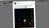 Un feu d'artifice tiré dans la nuit depuis un hôtel proche de Nice indigne Twitter