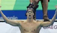La joie de Michael Phelps, sacré pour la 20e fois aux Jeux.