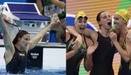 Katinka Hosszu et les Australiennes du relais 4x100 m nage libre ont battu deux records du monde, samedi soir à Rio.