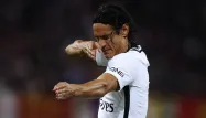 Edinson Cavani a fait tremblé les filets à quatre reprises... en une mi-temps !