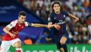 Edinson Cavani, à droite, a marqué l'unique but parisien, mais il a aussi beaucoup gâché.