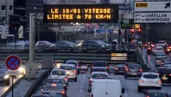 voitures, paris, vitesse, périphérique crédit : BERTRAND GUAY / AFP - 1280