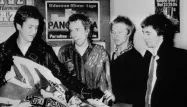 Les membres des Sex Pistols en 1977.