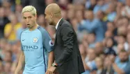 Samir Nasri et Pep Guardiola se sont croisés cet été, avant que le Français ne soit prêté au Séville FC.