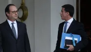 Manuel Valls, François Hollande crédit : STEPHANE DE SAKUTIN / AFP - 1280