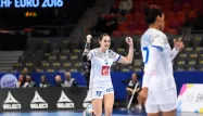 Handball féminin Euro France Camille Ayglon JONATHAN NACKSTRAND / AFP 1280
