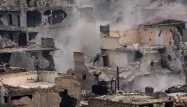 Les bombardements ont réduit Alep à l'état de champ de ruines.