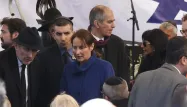 Ségolène Royal représente la France aux funérailles des quatre victimes juives des attentats de Paris.