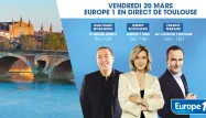 Europe 1 en direct de Toulouse le 20 mars