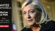 Marine Le Pen invitée exceptionnelle d'Europe 1