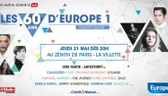 Assistez au concert des 60 ans d'Europe 1 à Paris le 21 mai