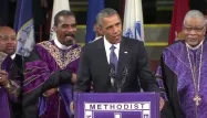 Barack Omaba entonne "Amazing Grace" en hommage aux victimes de Charleston.