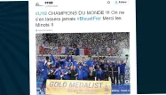 Les Bleuets champions du monde (1280x640) Capture d'écran Twitter @ffhandball