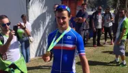 Alexis Vuillermoz avec sa médaille de vainqueur de la course préolympique (1280x640) Charles CARRASCO/Europe 1