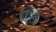 Une pièce d'un euro.