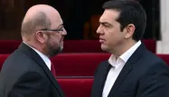 Alexis Tsipras Martin Schulz