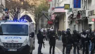 Image prise lors de l’assaut du RAID à Saint-Denis, le 17 novembre