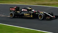 Les Lotus, ici Romain Grosjean, battront pavillon Renault la saison prochaine.