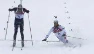 Biathlon : Martin Fourcade rate de peu sa troisième médaille d'or