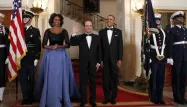 Obama-Hollande : soirée de gala à la Maison-Blanche