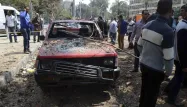 Une voiture carbonisée lors d'un précédent attentat au Caire (illustration)