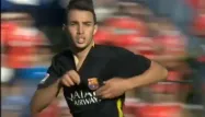 Foot : un jeune Barcelonais marque du rond central