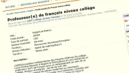 "Recherche prof sur leboncoin.fr" : le poste a trouvé preneur