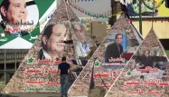 Le visage d'Abdel Fatah al-Sissi s'affiche partout en Egypte.