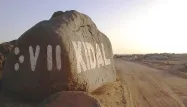 La route vers Kidal, au Mali