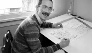 La seule photo de Bill Watterson qui existe