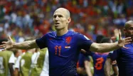 Robben a régalé la galerie avec deux buts.