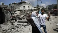 Gaza : plus de 100.000 Palestiniens déplacés