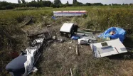 Le site du crash a été contrôlé par les rebelles pro-russes