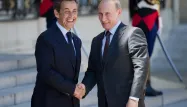 Nicolas Sarkozy et Vladimir Poutine, en 2010.