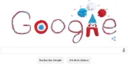 14-Juillet : un Doodle tricolore réalisé au crochet