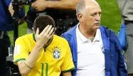 Luiz Felipe Scolari est pric pour cible par l'agent de Neymar.