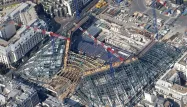 Le chantier des Halles va coûter plus cher que prévu.
