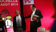 Jean-Christophe Cambadélis, premier secrétaire du PS, à l'université d'été de La Rochelle