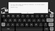 Une application qui retranscrit l'expérience d'une machine à écrire : c'est ce qui semble faire le succès de Hank Writer.