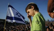 Recueil national pour l'enterrement des trois jeunes Israéliens