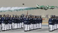 Des membres de l'armée de l'air saoudienne lors d'une démonstration (illustration)