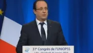 François Hollande était vendredi à Lille, devant le congrès de l'Uniopss (union des associations sanitaires et sociales), où il a promis une réforme sur la dépendance "avant la fin de l'année" 2013.