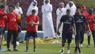 Les joueurs du PSG (ici en stage à Doha) sont les favoris de la Ligue 1.