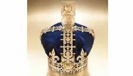 La couronne Talisman De Beers était exposée au Printemps Hausmann depuis le 13 février.